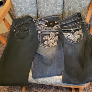 Jean's bundle , 2 pair, Miss me and hydronic ONLY